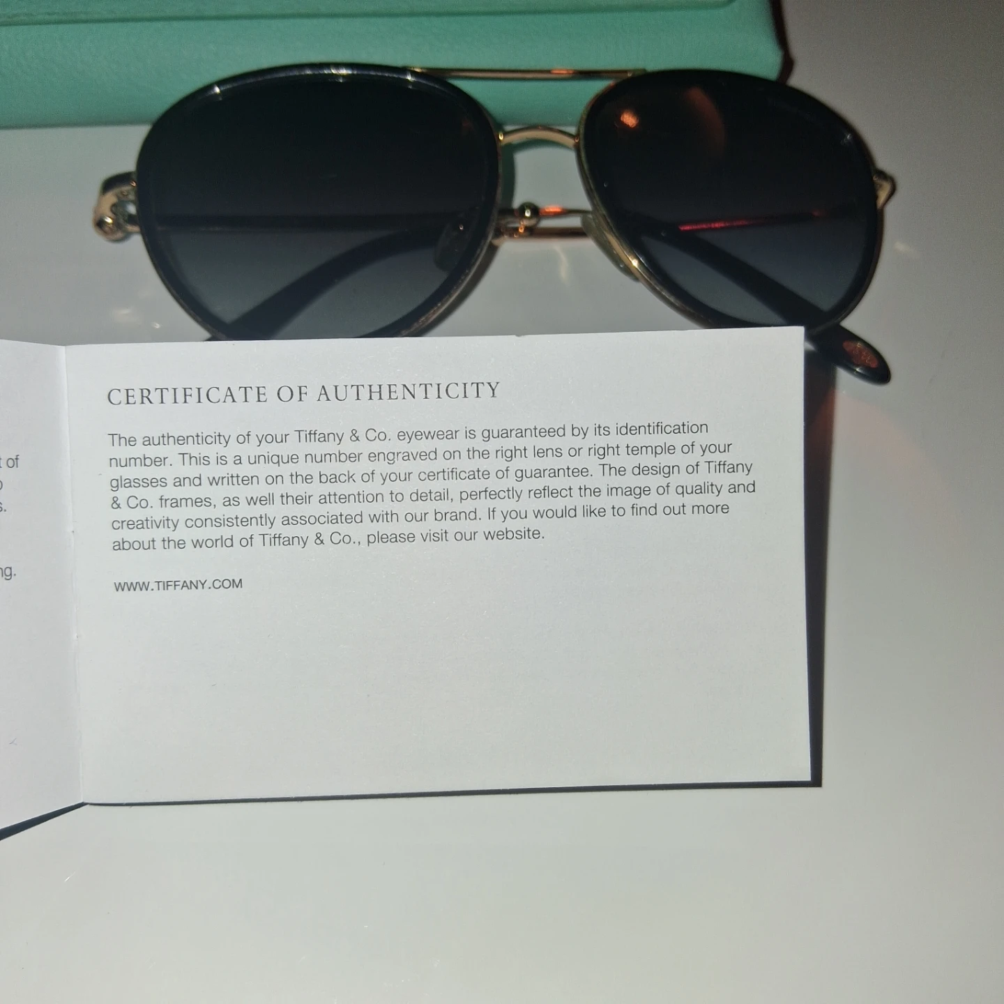 Tiffany & Co. Aviator Sunglasses - photo 2