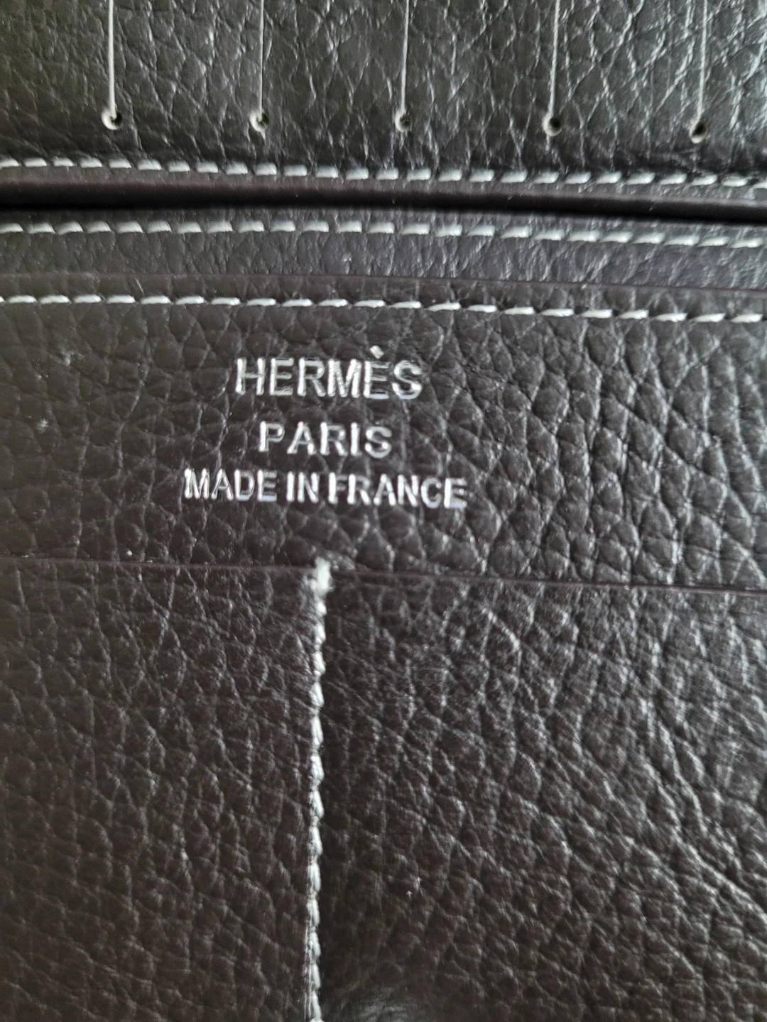 Hermès Paris Made in France Brown Leather Wallet - photo 5