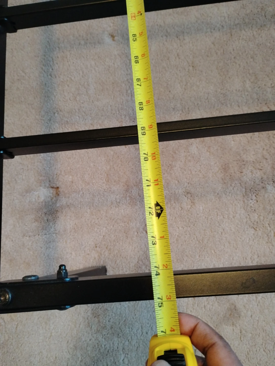 Black Metal Bed Frame - photo 3