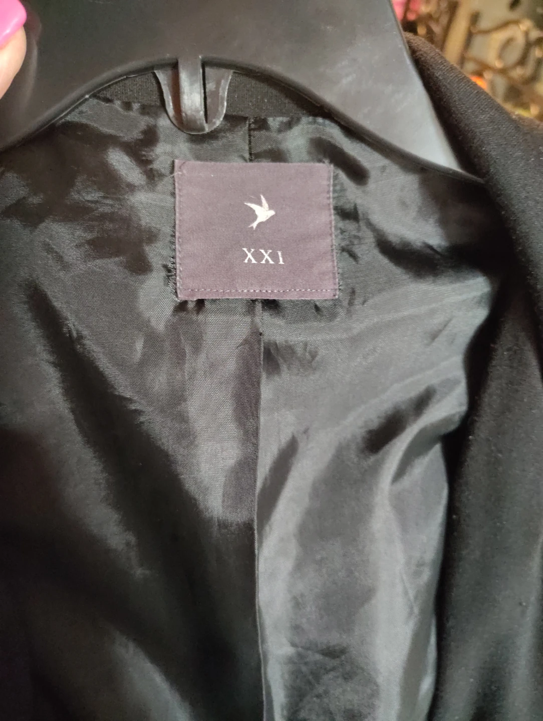 Forever 21-  XXI Black Double-Breasted Coat - photo 2