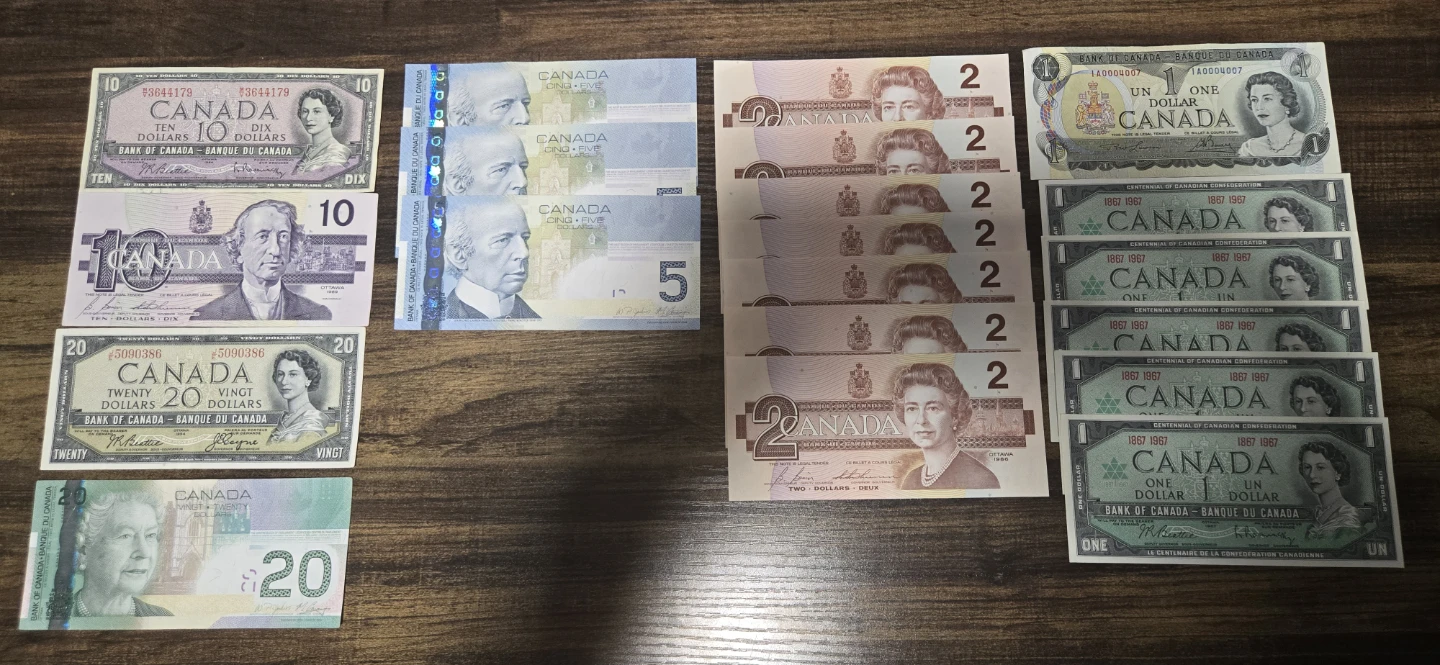 Canadian Banknotes Collection