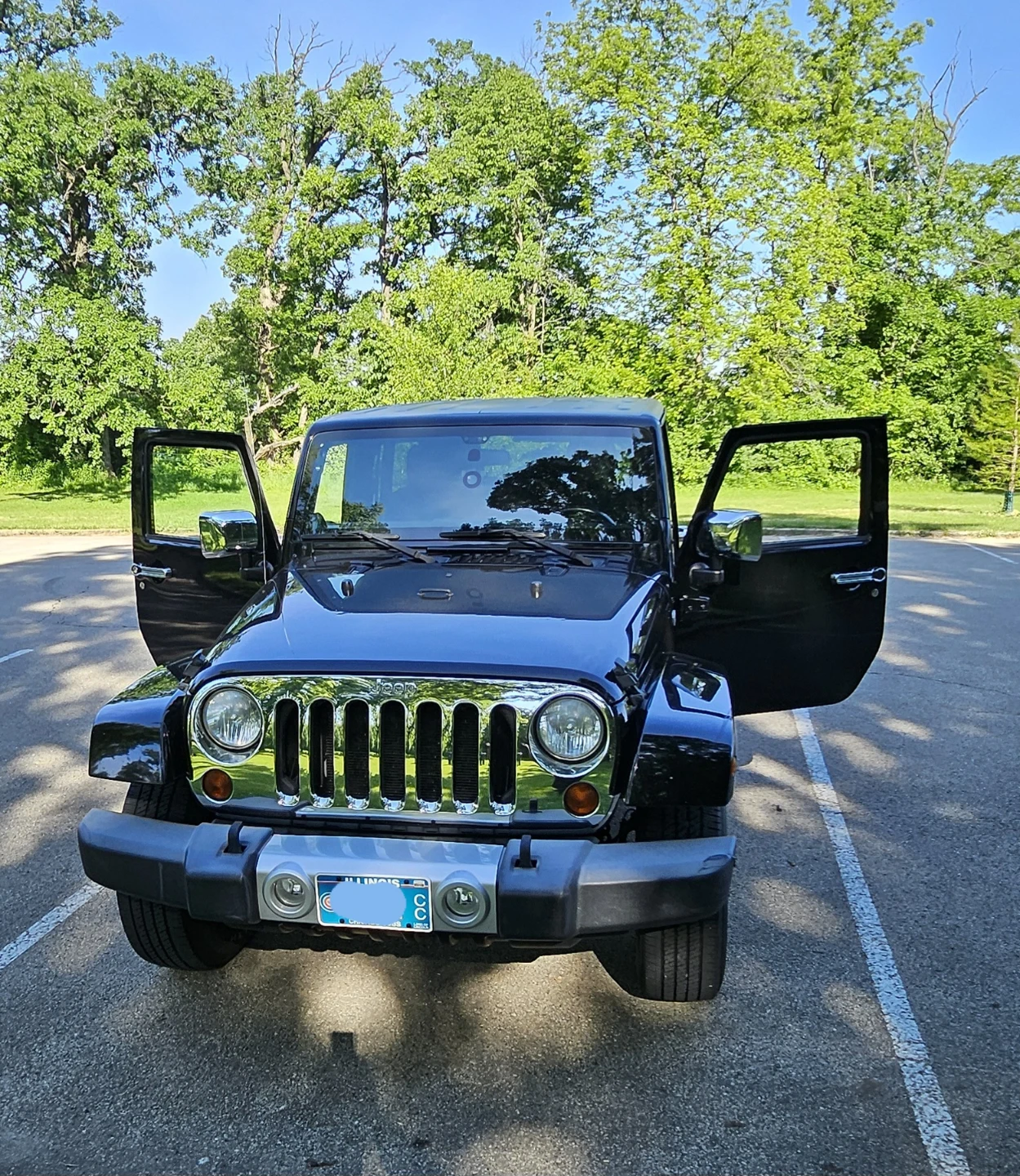Black Jeep Wrangler 4-Door 2011 apple carplay android auto - photo 4