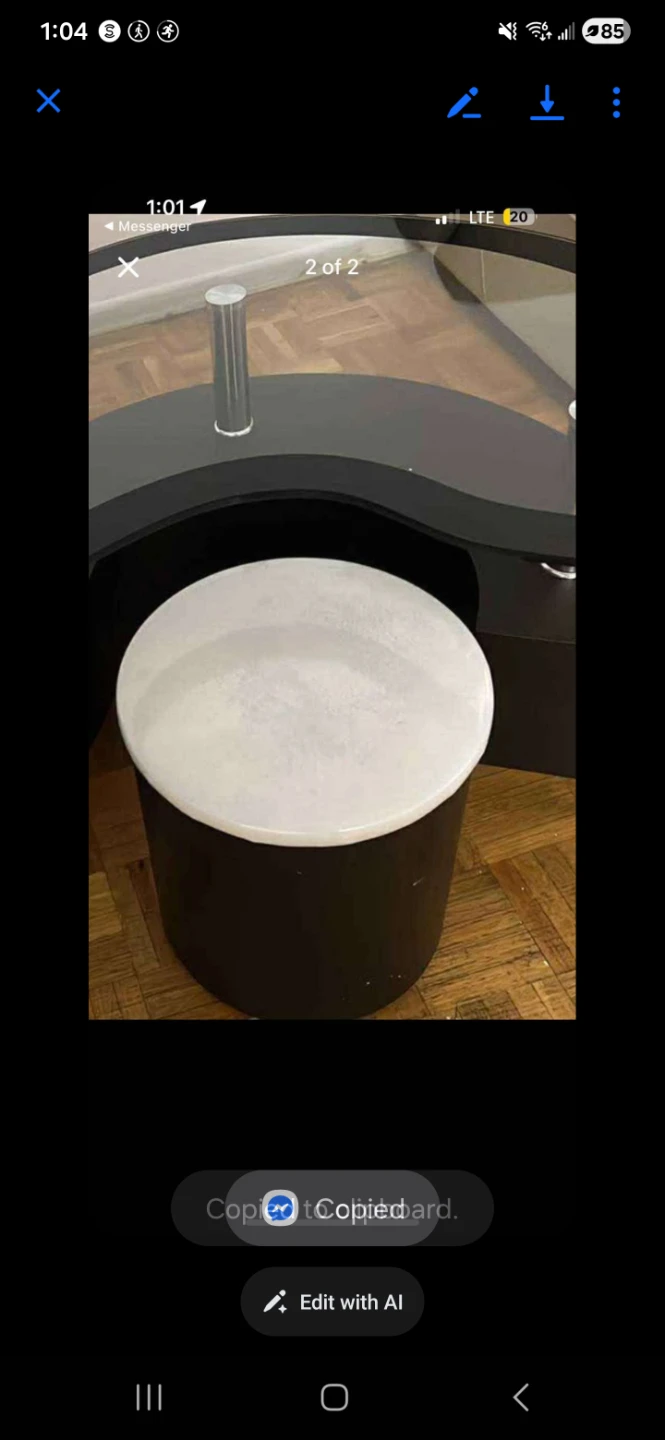 Modern S-Shaped Glass Coffee Table - photo 5