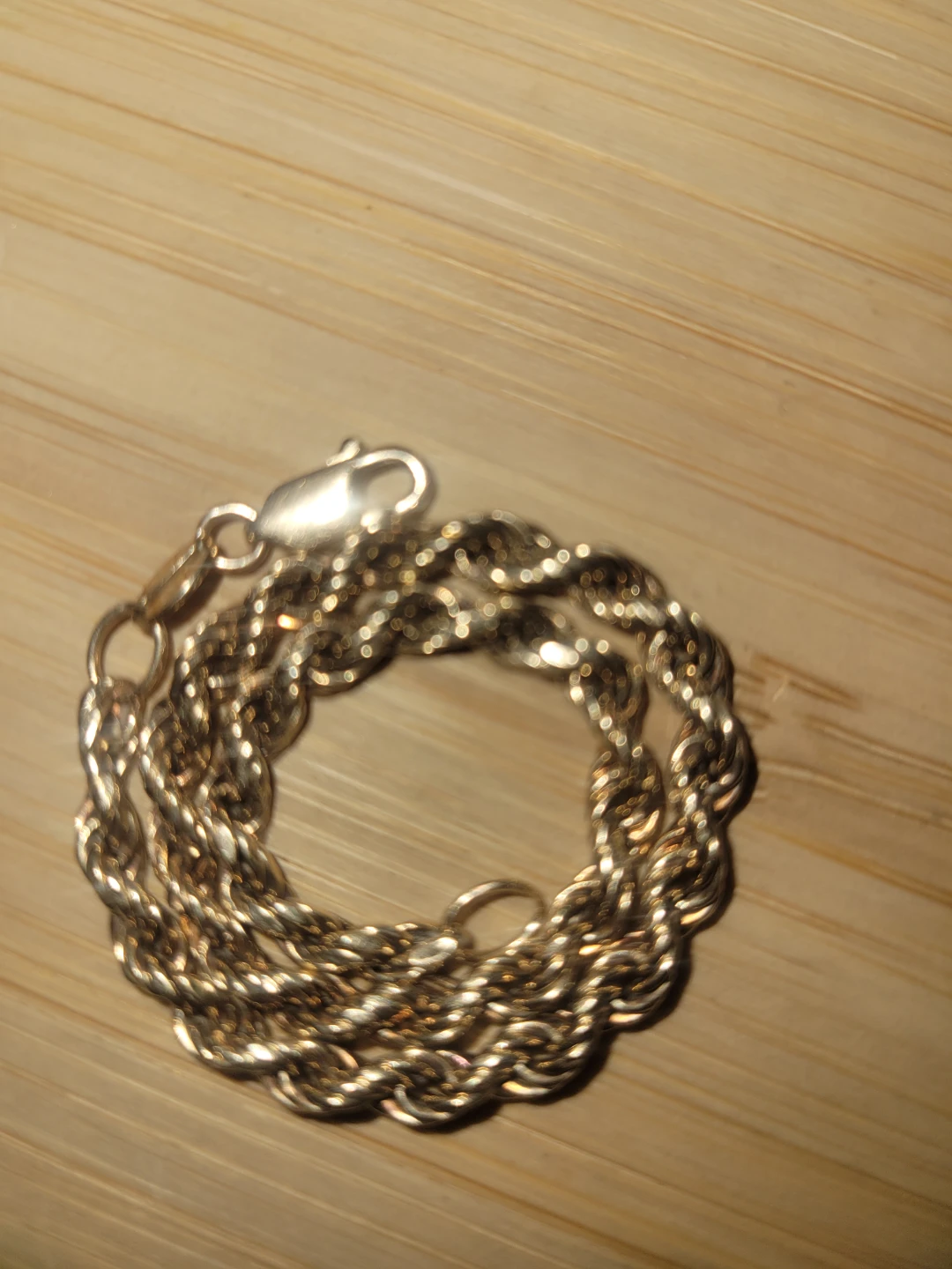 3.4 Gram 10k Men's Gold Rope Bracelet - photo 3