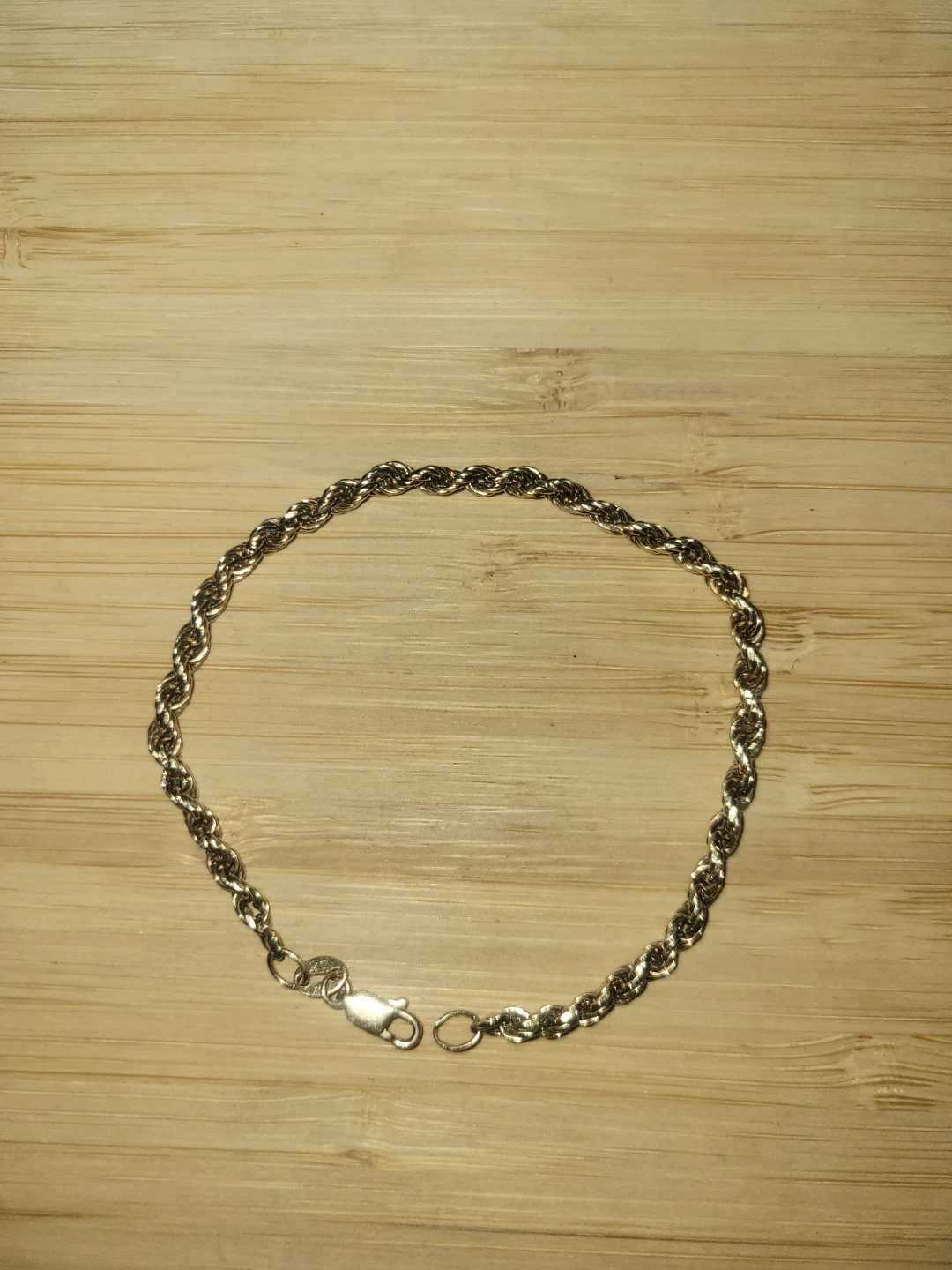 3.4 Gram 10k Men's Gold Rope Bracelet - photo 5