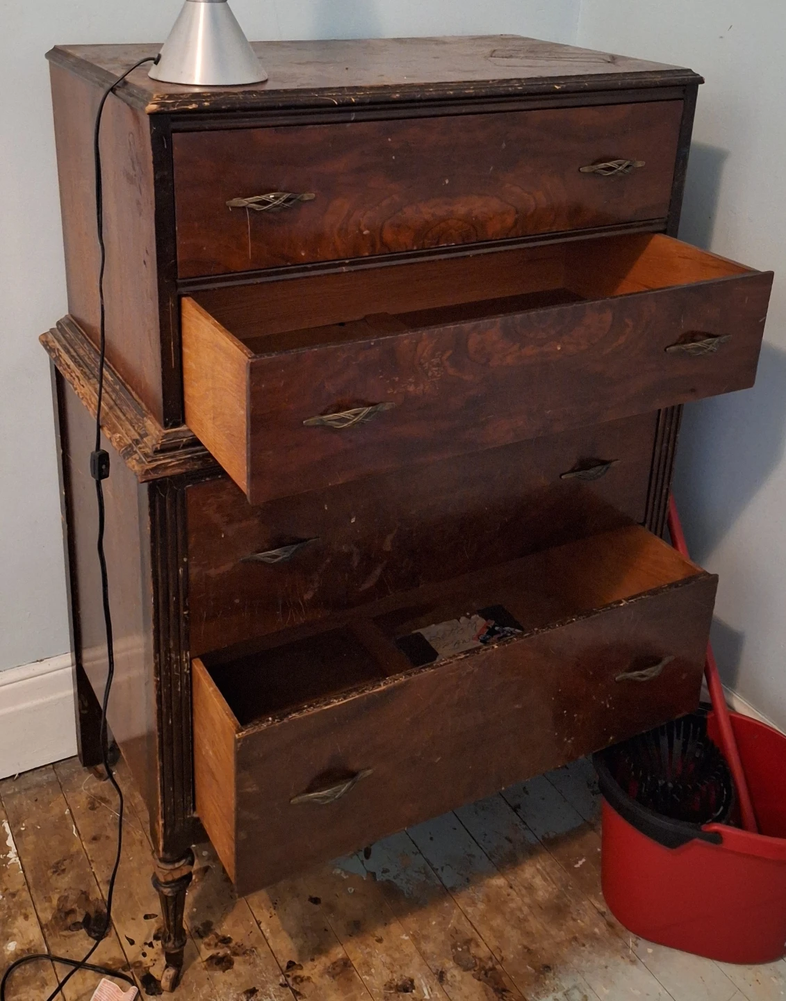 Vintage Wooden Dressers, Set of 2 ⚽