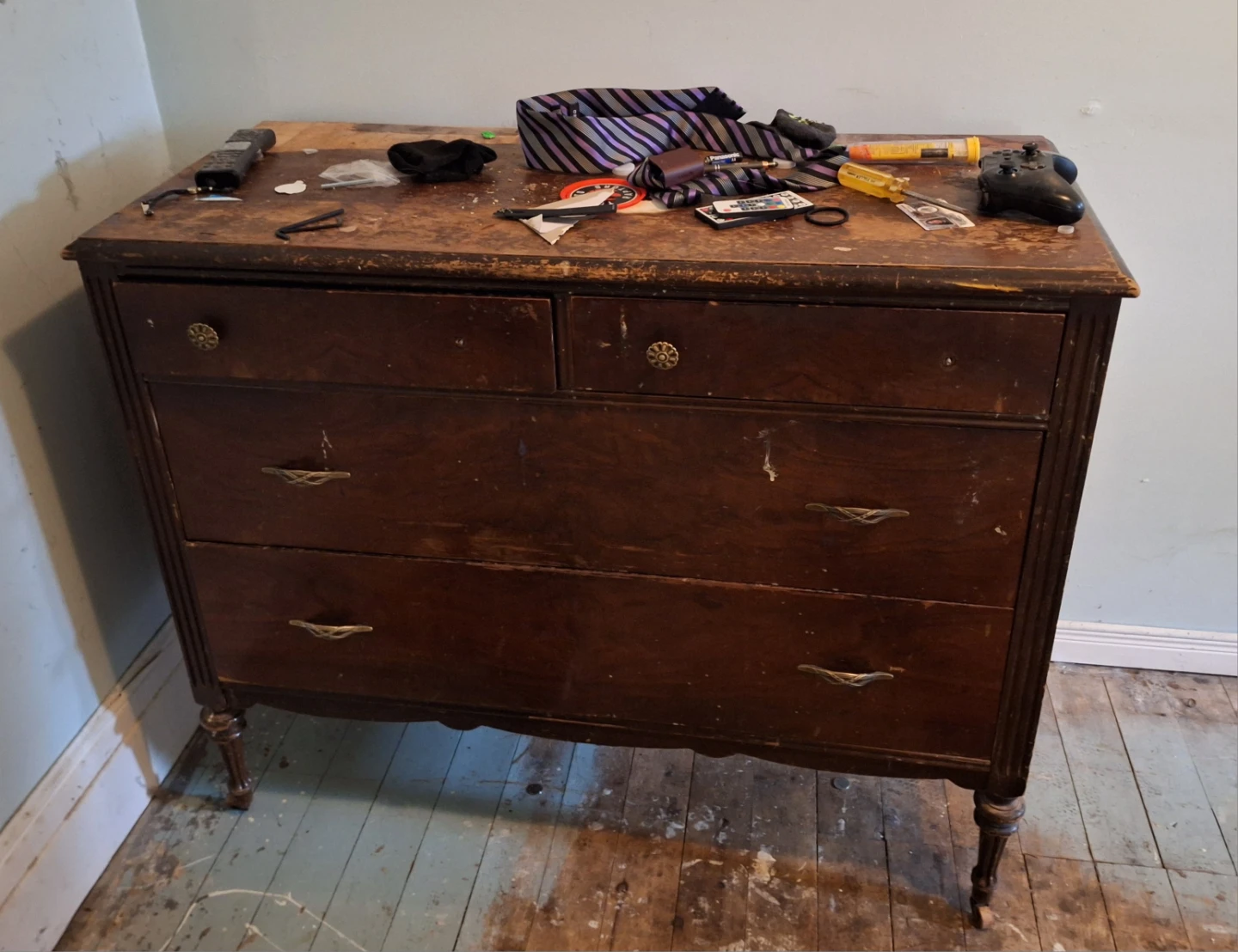 Vintage Wooden Dressers, Set of 2 ⚽ - photo 2