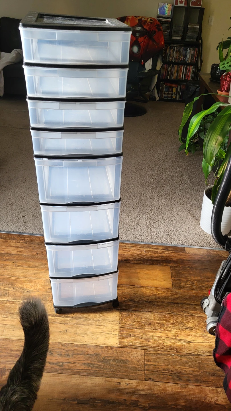 Plastic Drawer Storage Tower