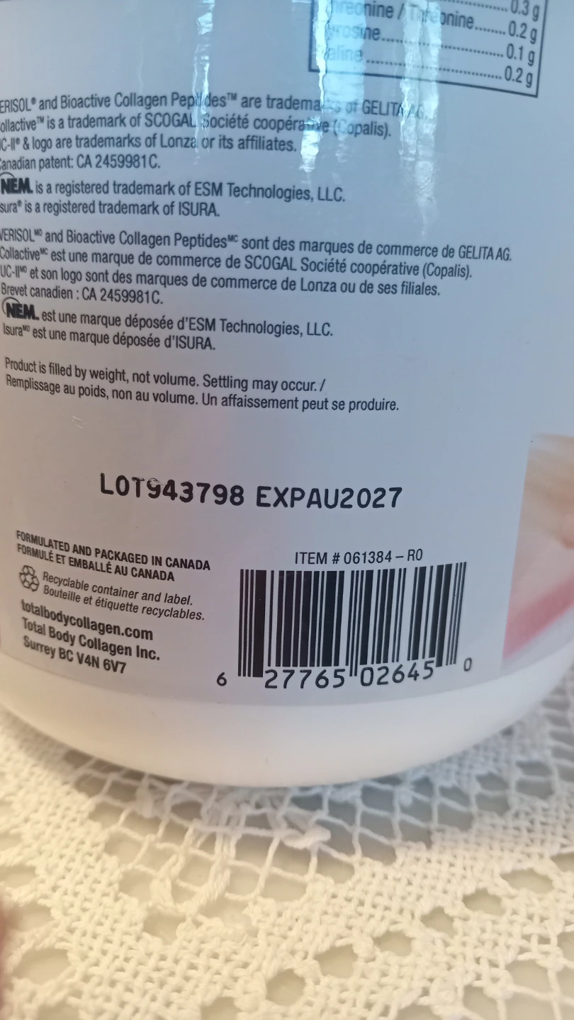 Total Body Multi Collagen Protein Unflavoured 267g - photo 2