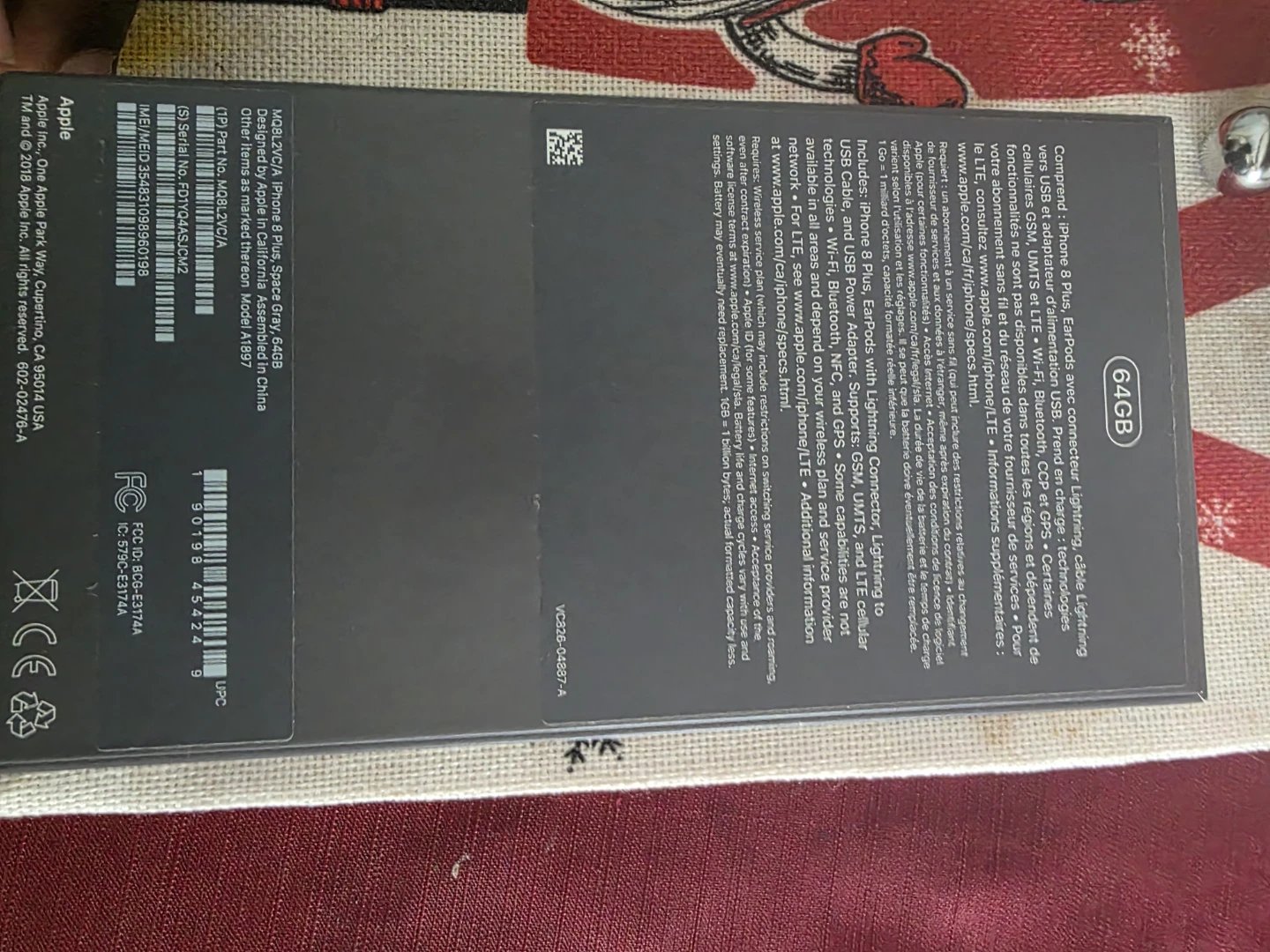 Apple iPhone 8 Plus 64GB Space Gray - photo 3