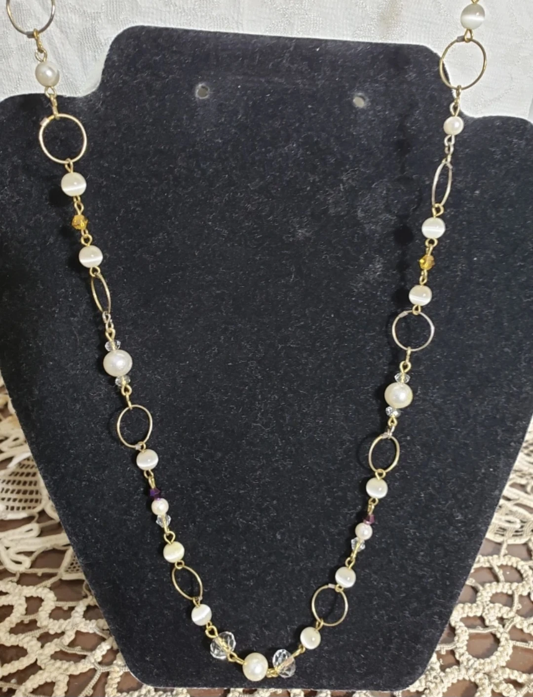 new Crystal Necklace and Earrings Set - photo 3