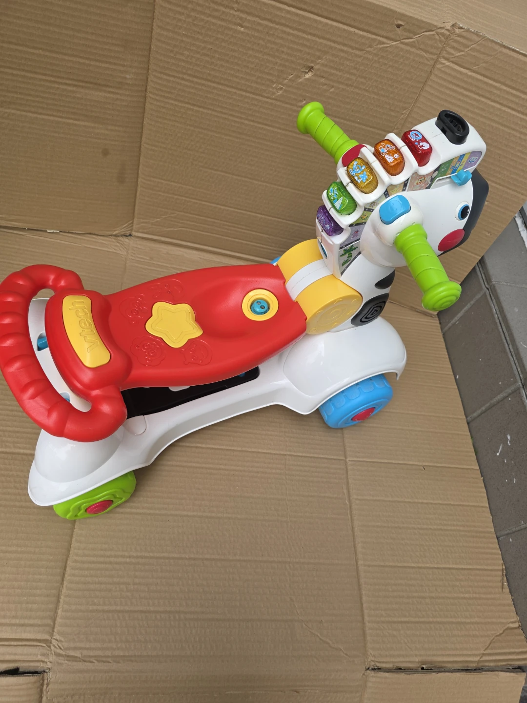 3-in-1 Learning Zebra Scooter