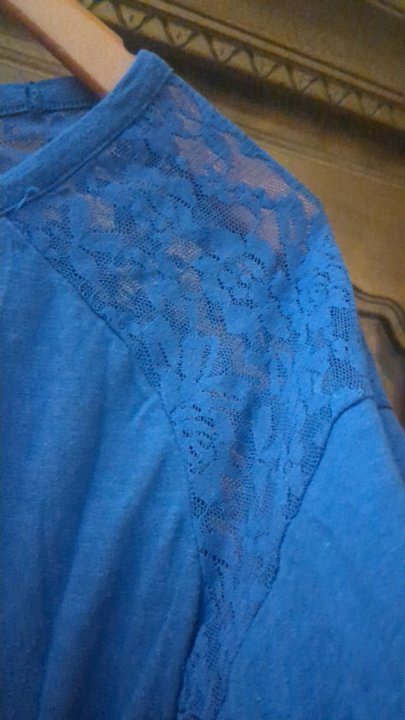 PINK Victoria's Secret Lace Detail Long Sleeve Top - photo 4