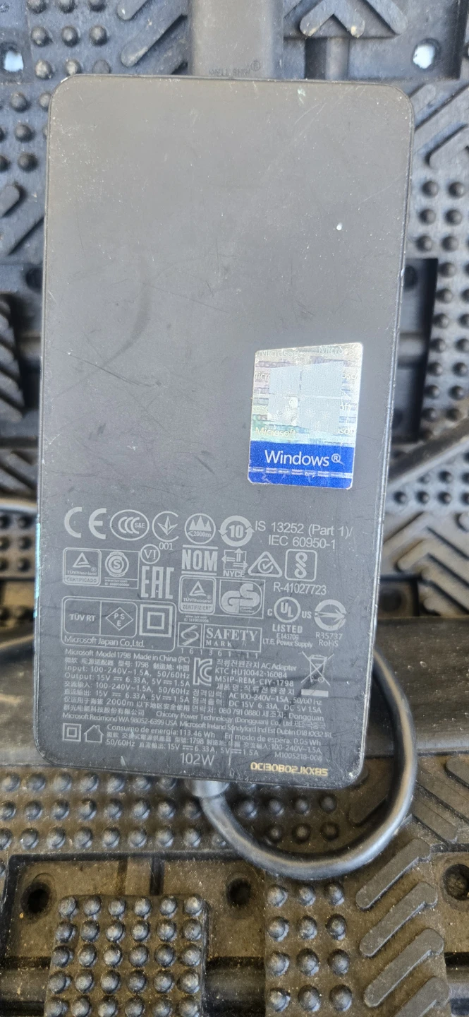 Microsoft Surface Power Supply Charger 102W