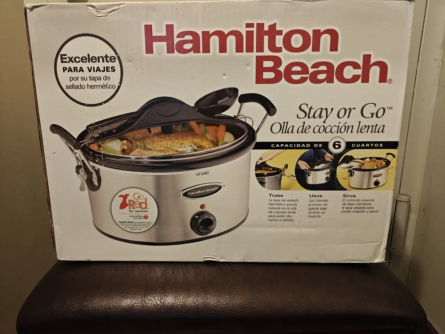 Hamilton Beach Stay or Go 6 Quart Slow Cooker