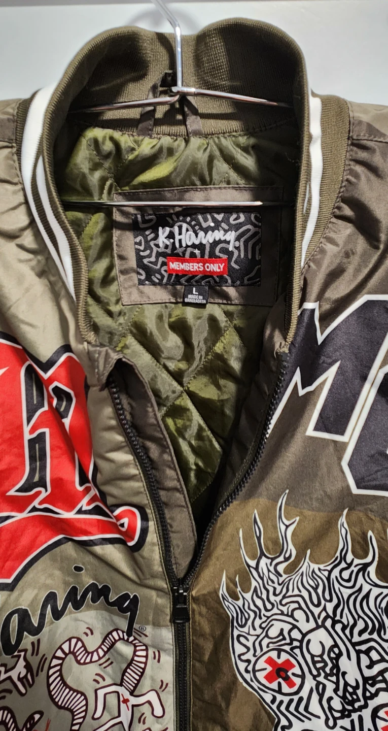 Members Only K. Haring Jacket