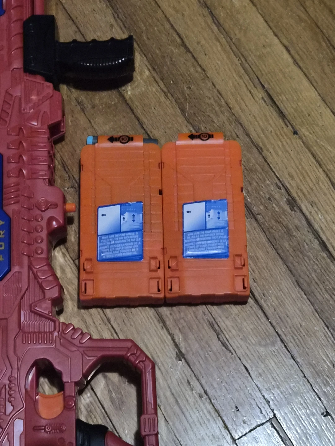 NERF Frantic Fury Toy Gun with Two Magazines - photo 2