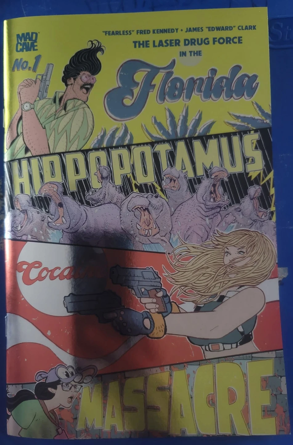 The Laser Drug Force in the Florida Hippopotamus Comic