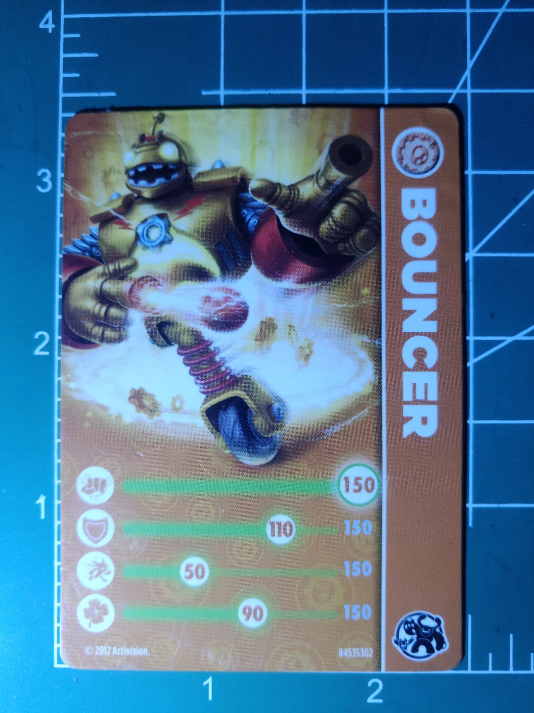 Skylanders Giants Bouncer Trading Card
