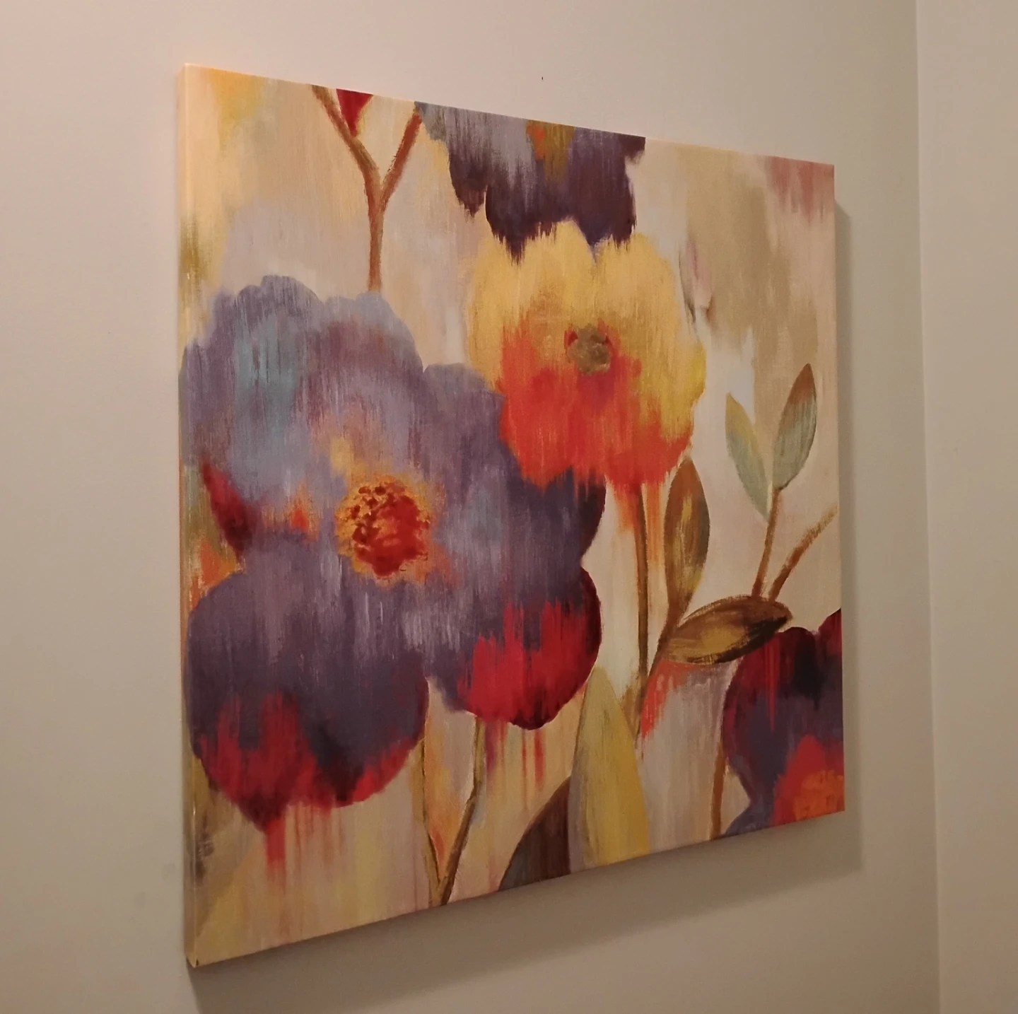 Floral Oil Painting on Canvas - photo 2