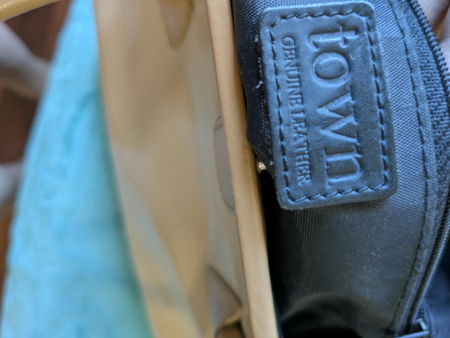 TOWN Genuine Leather Handbag - photo 3