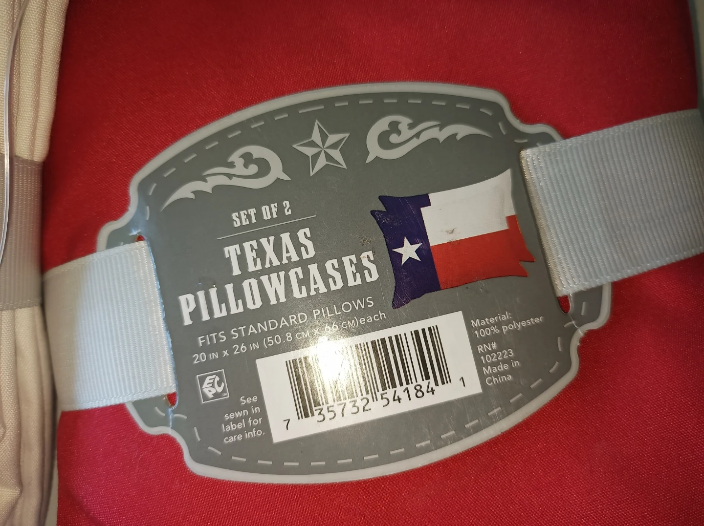 New~4x Texas Pillow Cases - photo 2