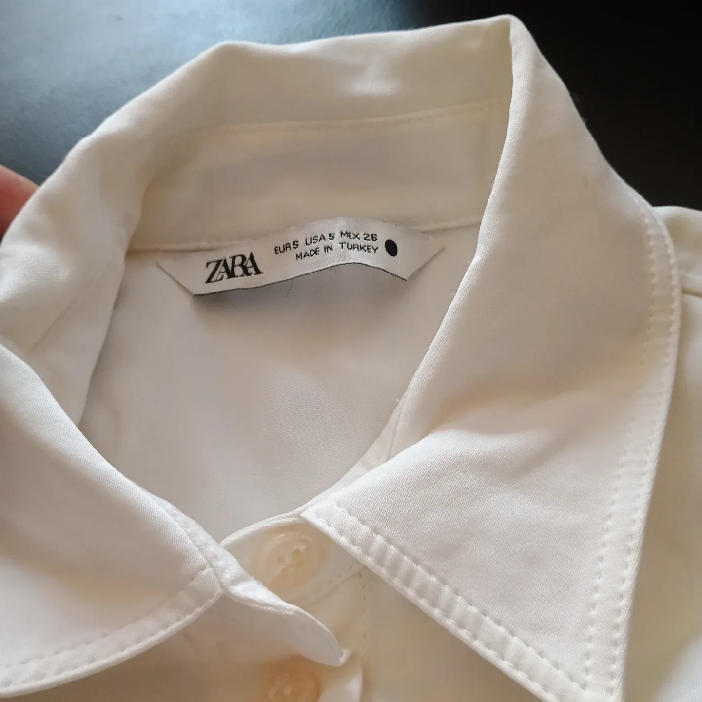 White Zara Button-Up Shirt - photo 2