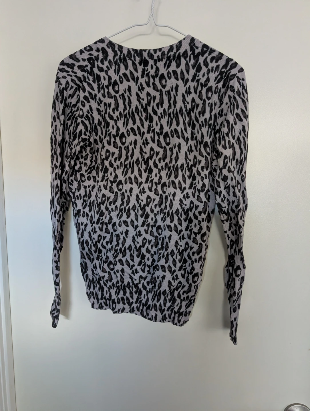 Leopard Print Cardigan - Size M - photo 3
