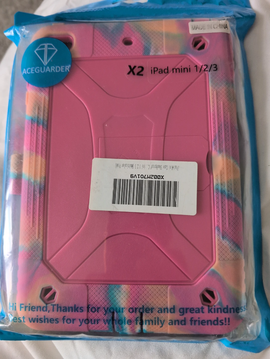 Aceguarder X2 iPad Mini 1/2/3 Case Multicolor Pink