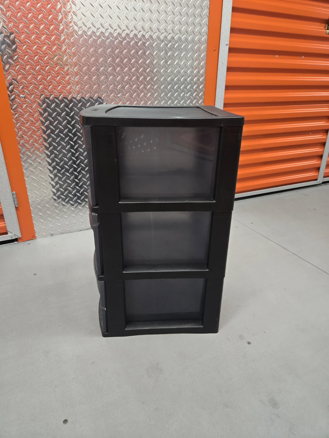 Sterilite 3-Drawer Plastic Storage Cart (Black & Smoke) - photo 3