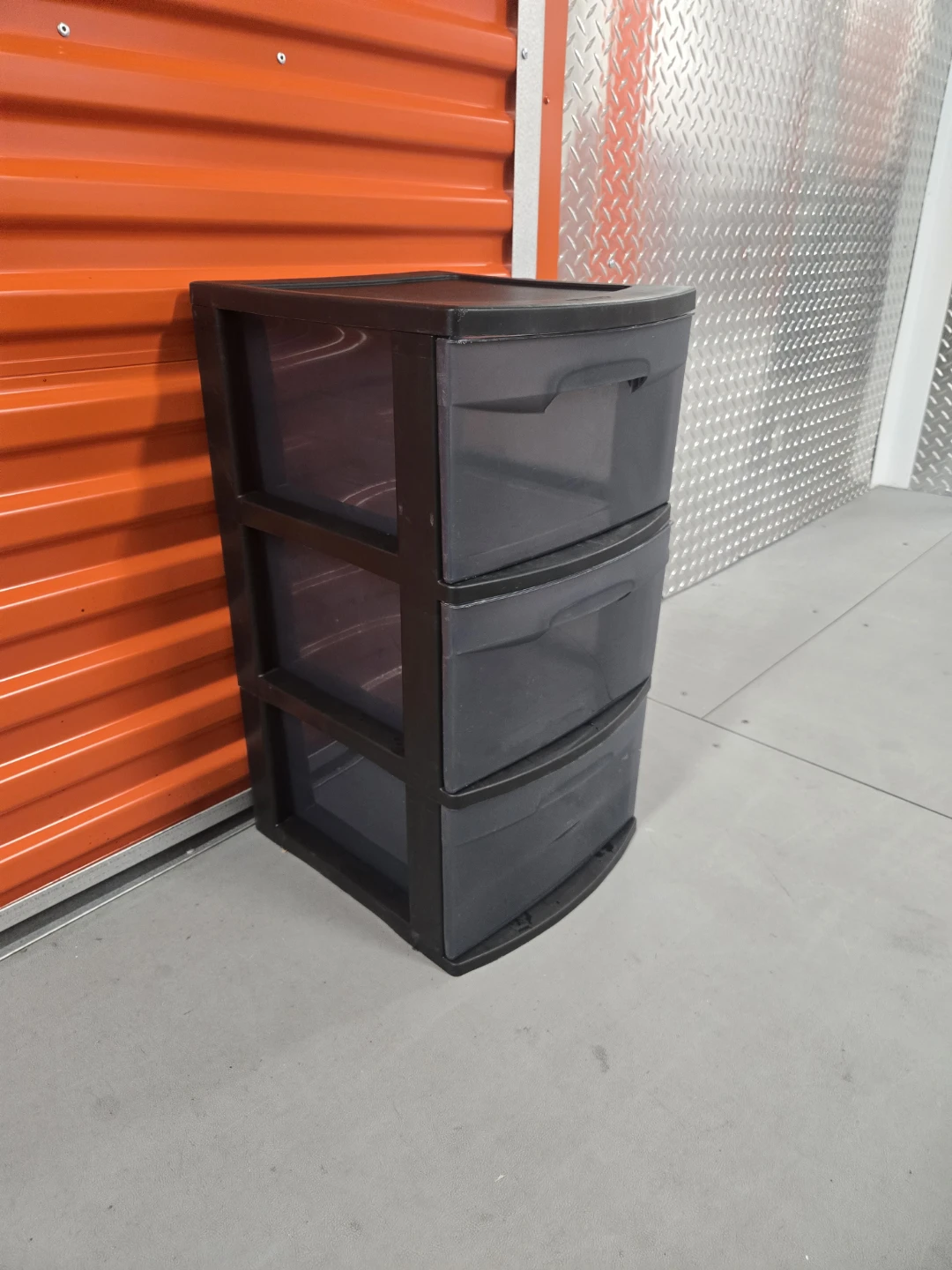 Sterilite 3-Drawer Plastic Storage Cart (Black & Smoke) - photo 5