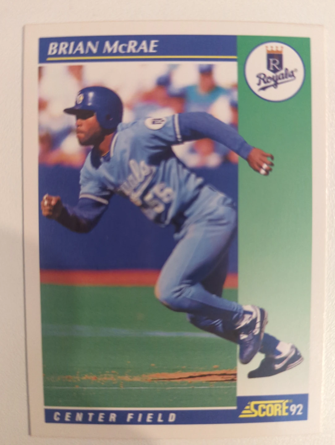 ⚽ Brian McRae 1992 Score Baseball Card
