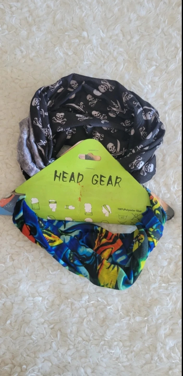 ⚽ 2pc Head Gear Neck Gaiter Face Mask Set