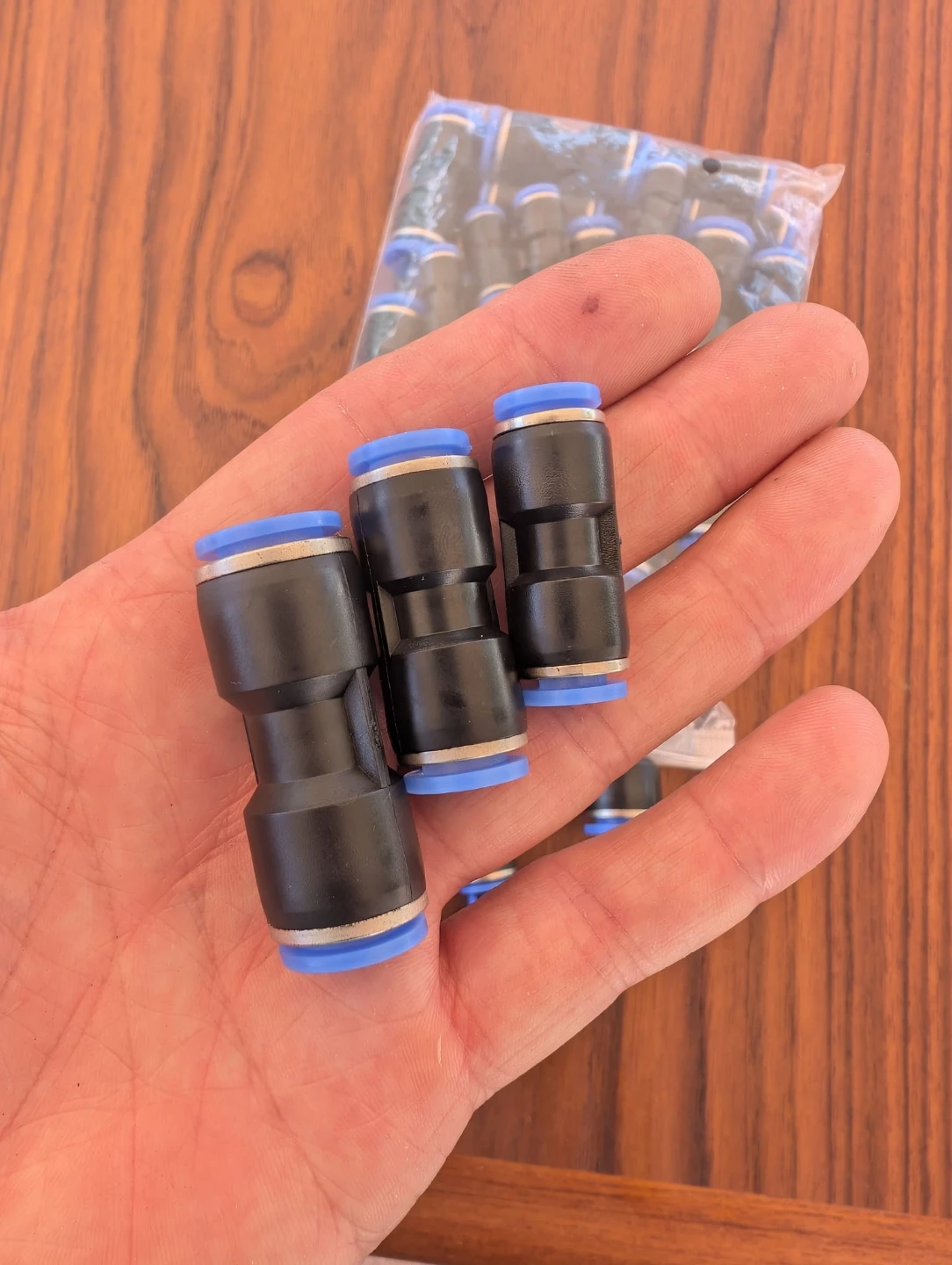 Pneumatic Push Connectors Pack 6mm 8mm 10mm - photo 2