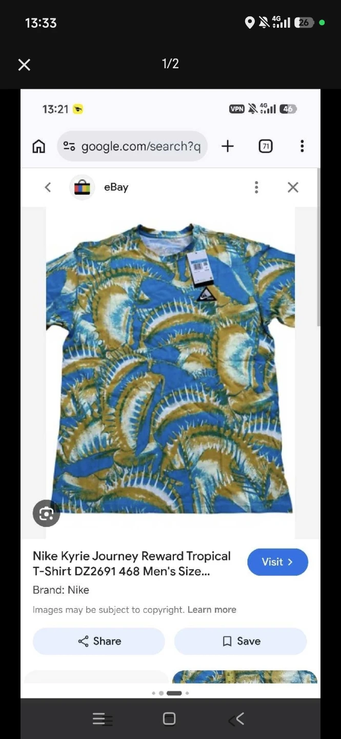 New XXL Nike Summer Shirts.Tropical.
