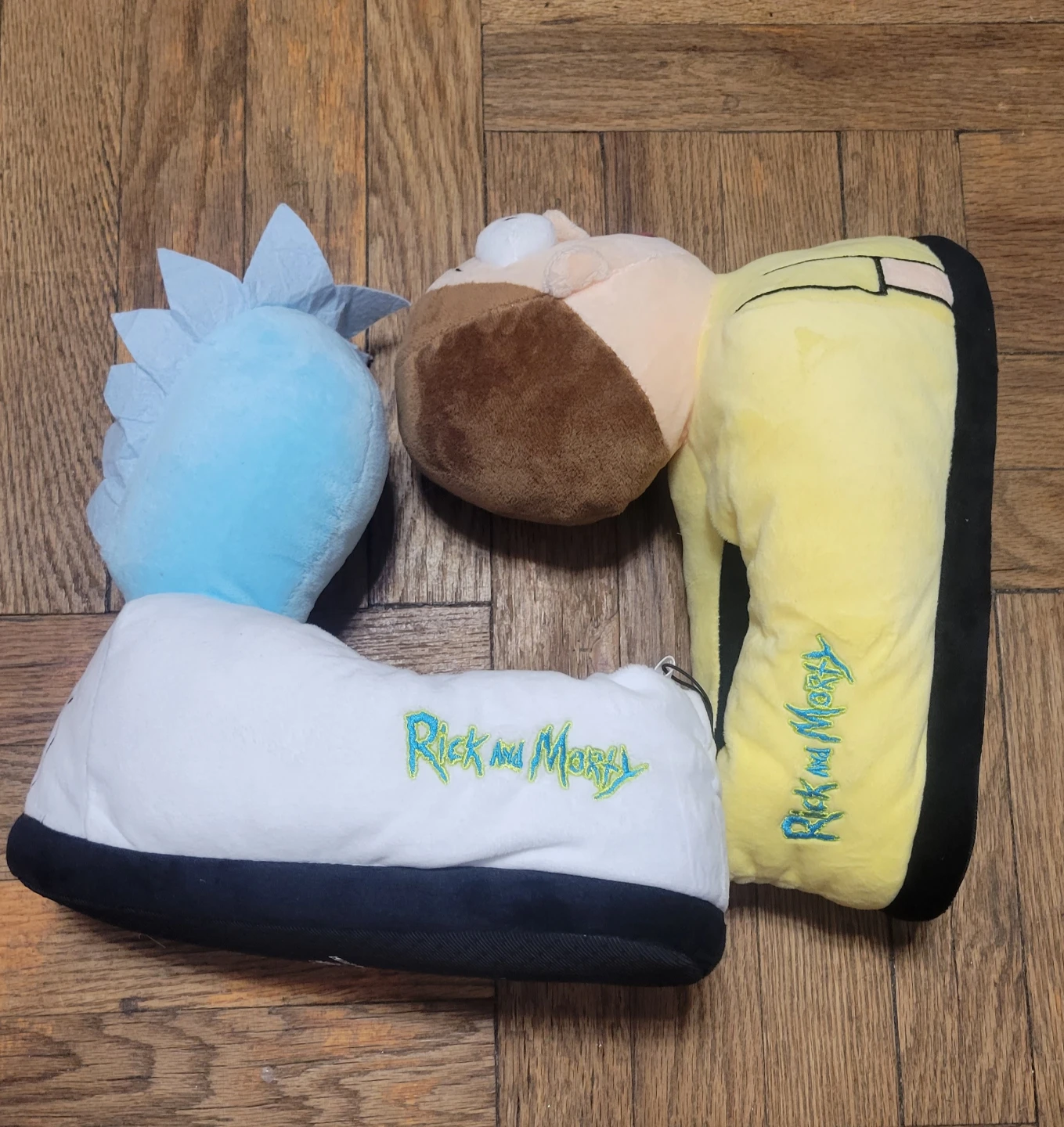 Rick and Morty Slippers Size 9/10 - photo 3