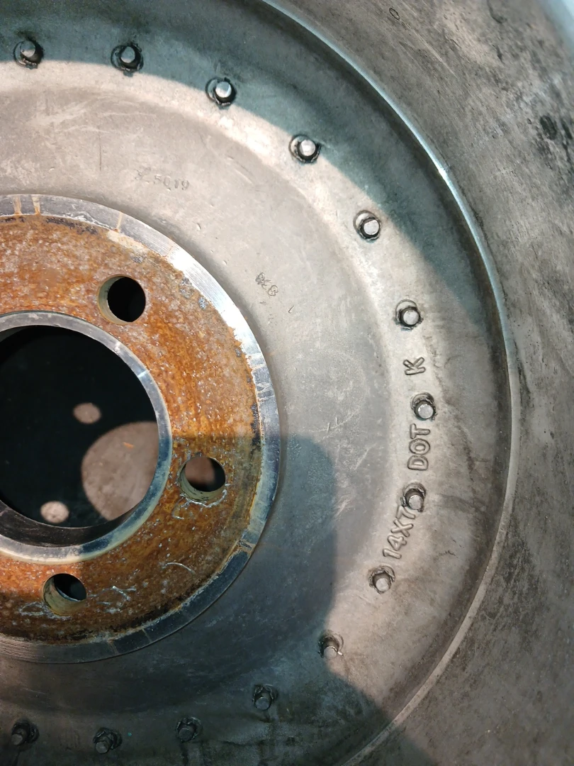 Pair of GREAT condotion Center Line Auto Drag Wheels (Chevy) - photo 4