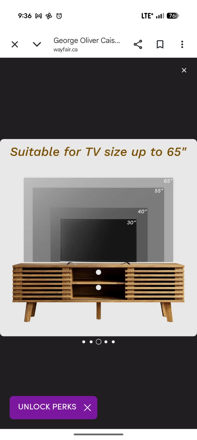George Oliver Caison TV Stand - photo 3