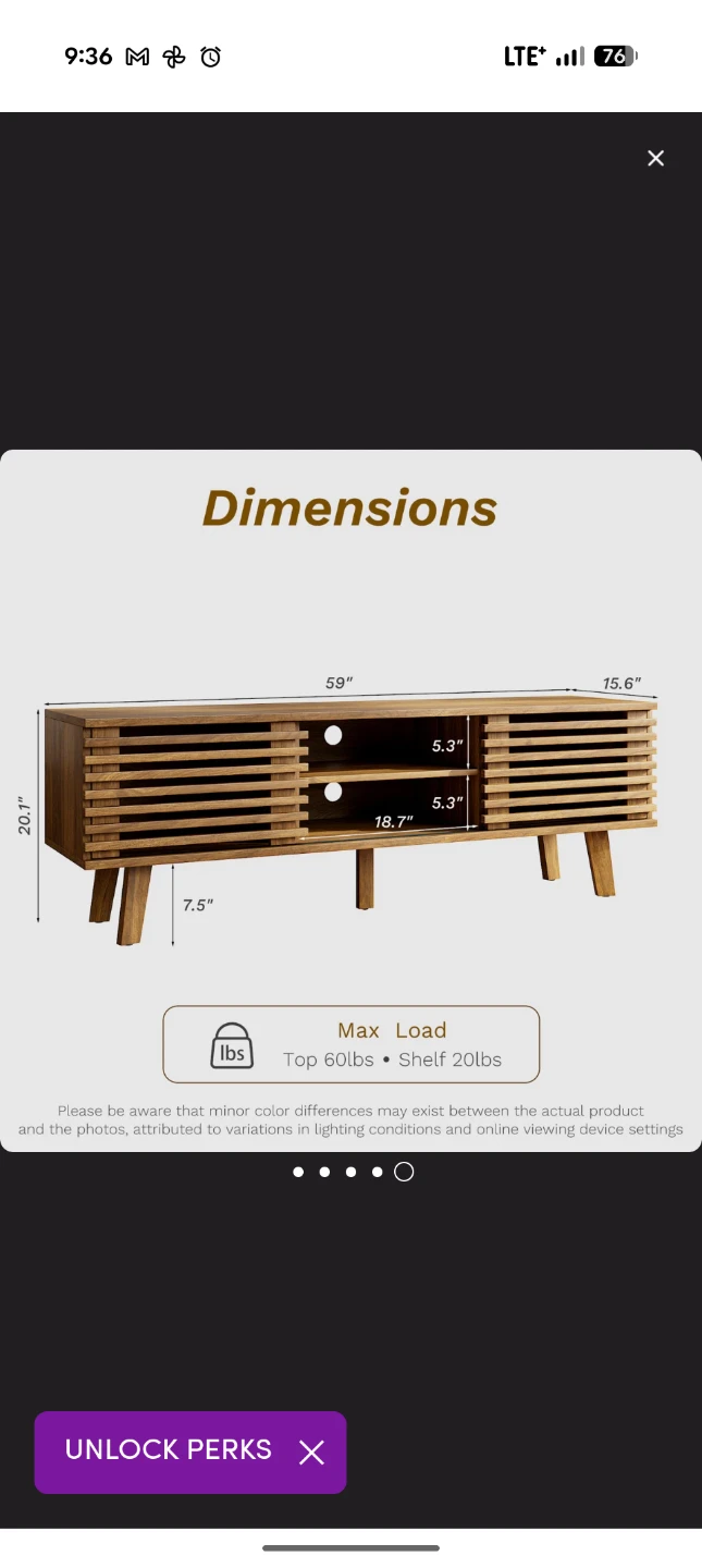 George Oliver Caison TV Stand - photo 4