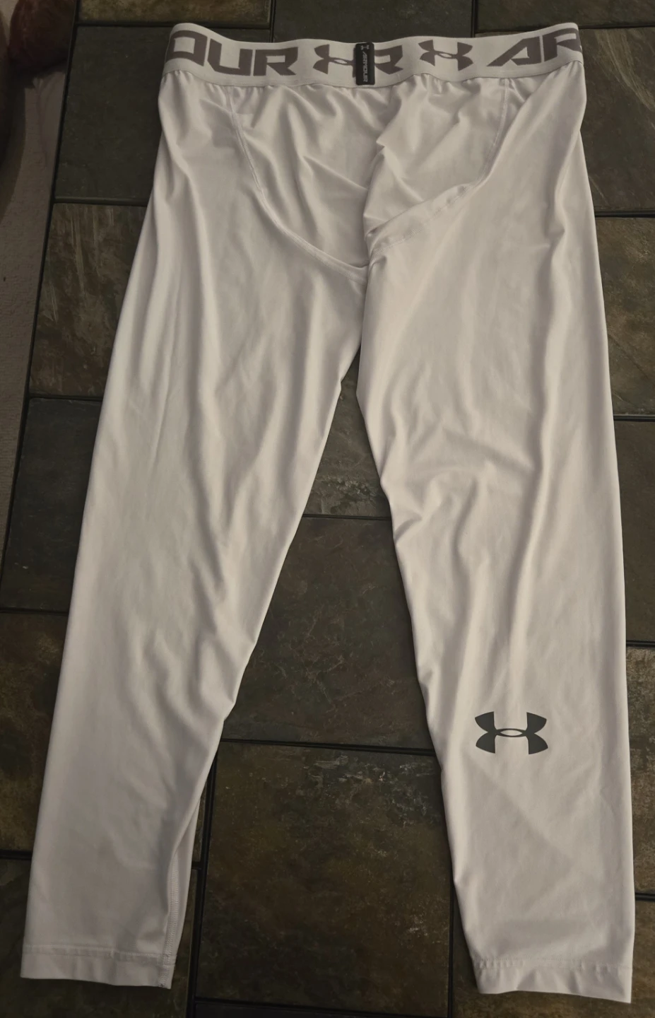 Under Armour Men's Compression Pants. White. XXXL. - photo 2