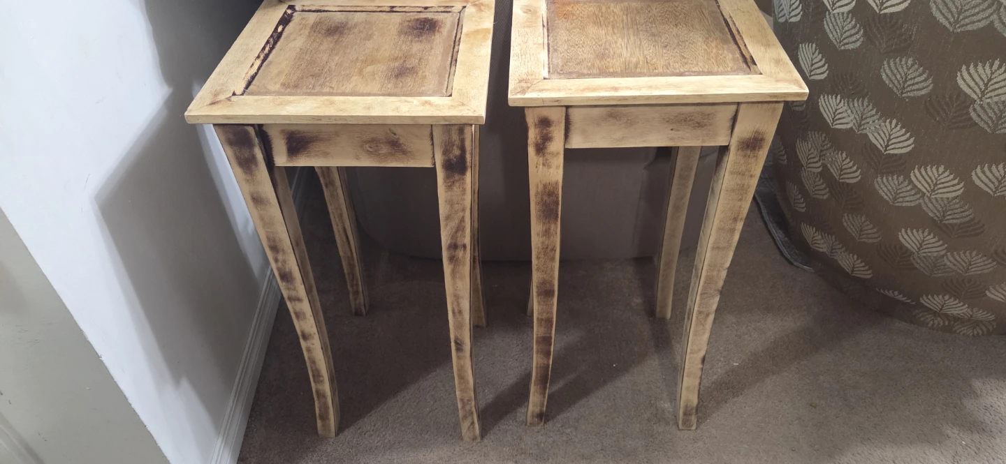 Wooden Accent Tables (Set of 2)