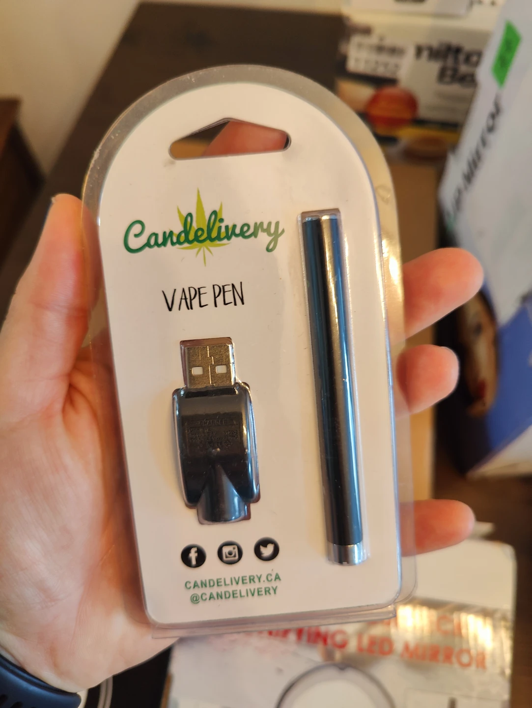 Candelievery Vape Pen with USB Charger