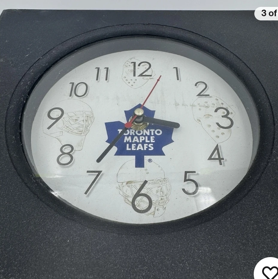 Toronto Maple Leafs Hockey Clock Shadow Box Memorabilia - photo 4