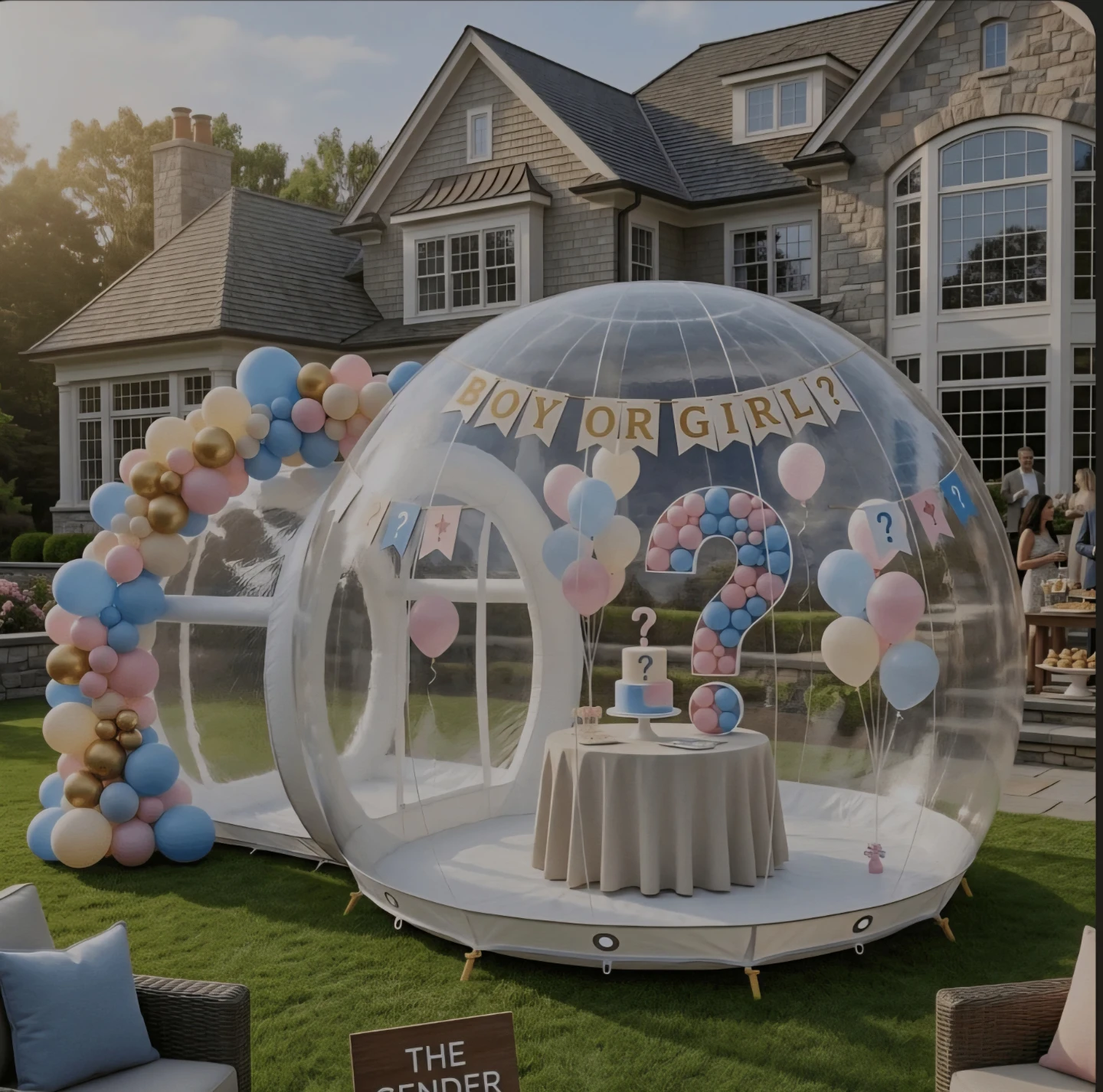 10ft Clear Bubble dome with blower