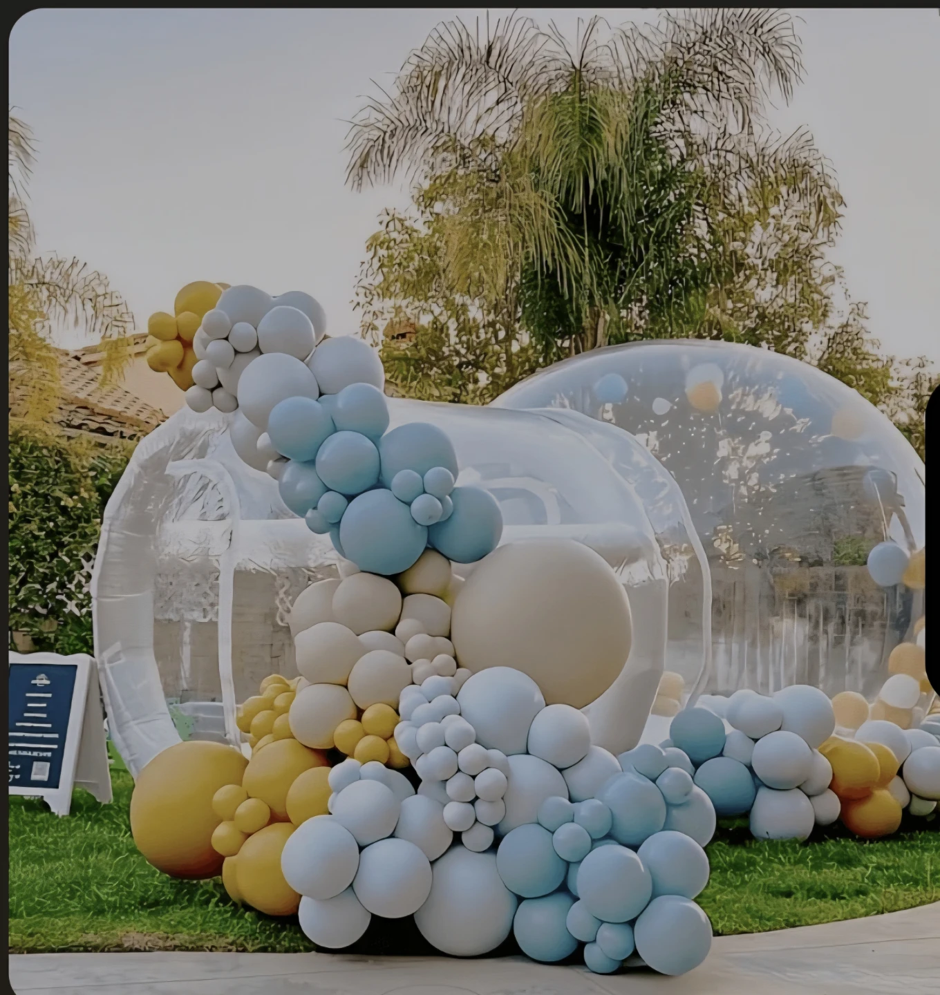 10ft Clear Bubble dome with blower - photo 2