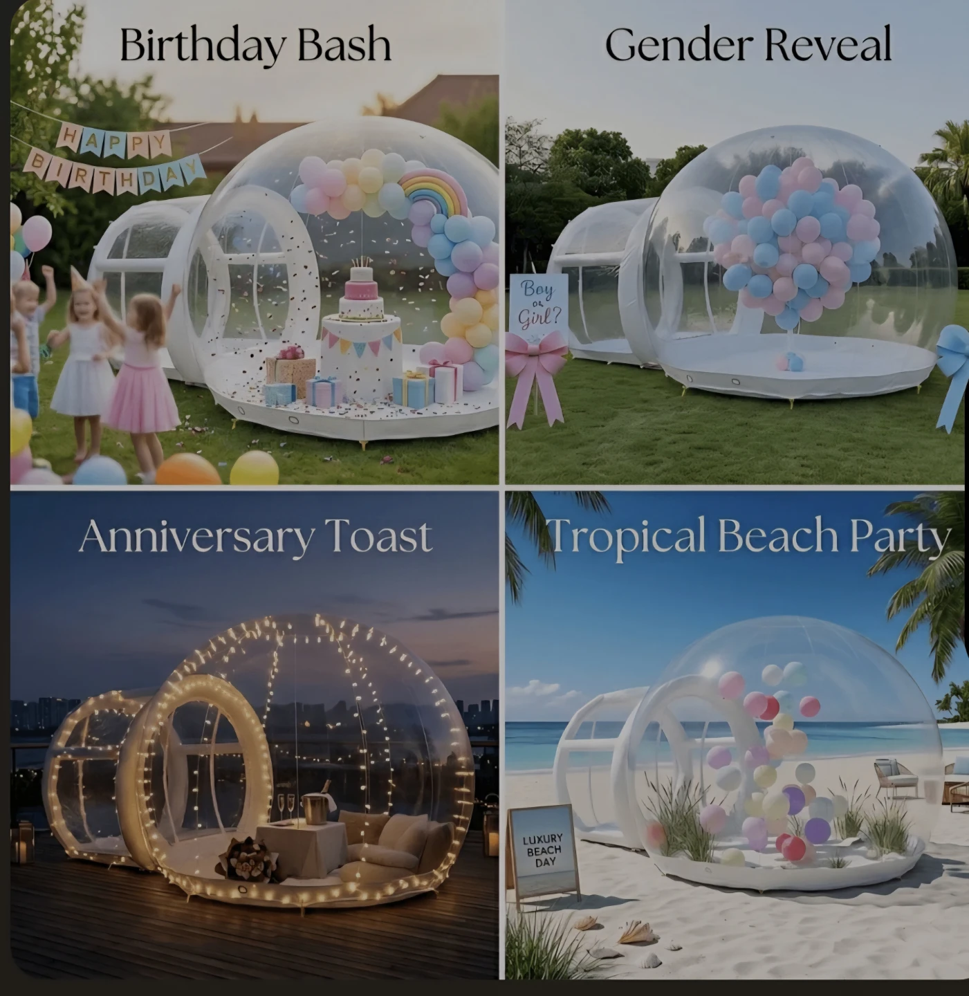 10ft Clear Bubble dome with blower - photo 4