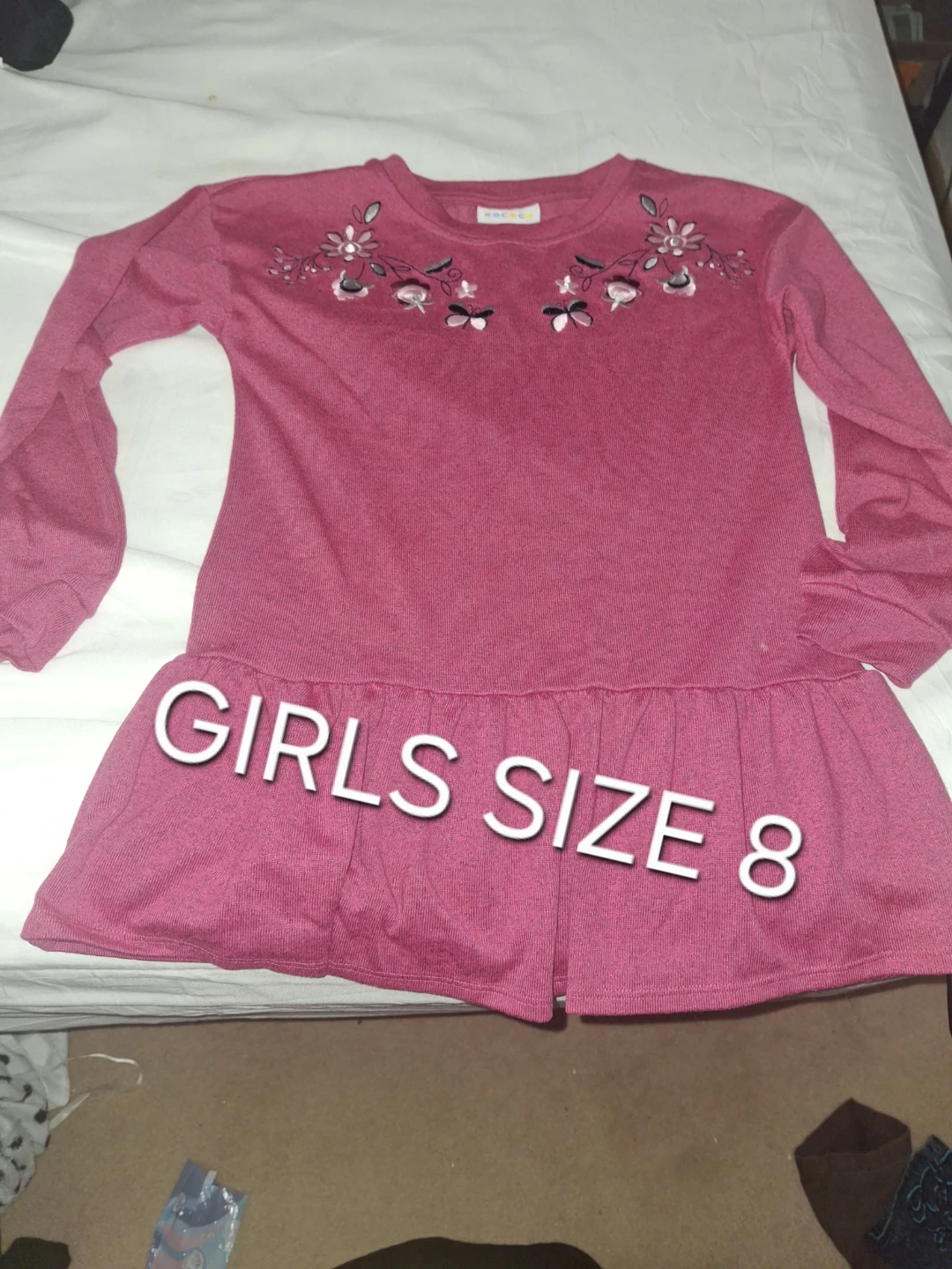 Girls' Pink Dress Size 8