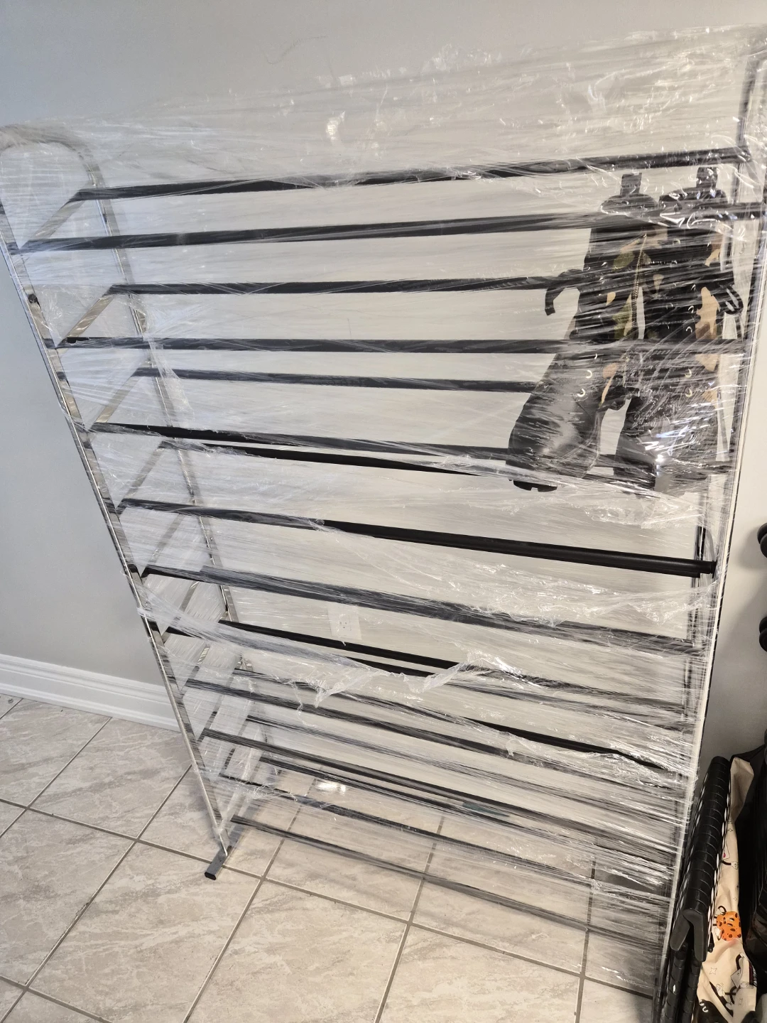 10-Tier Metal Shoe Rack