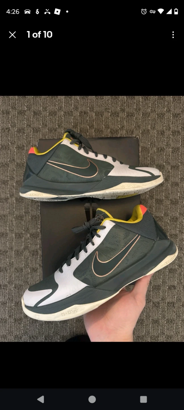 Kobe 5 eybl authentic