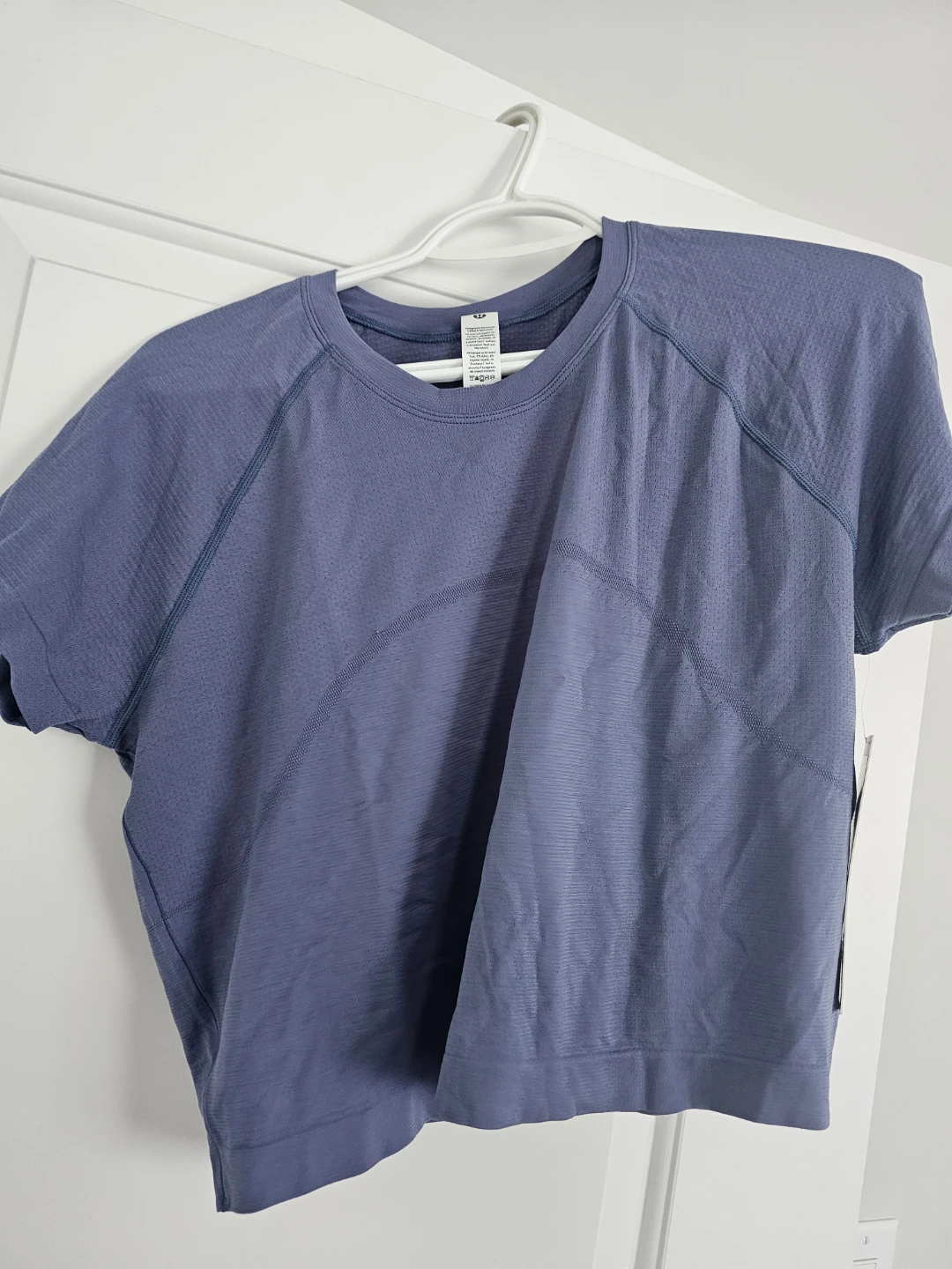 Lululemon Swiftly Tech Cropped Short Sleeve 2.0 Shirt Size 14